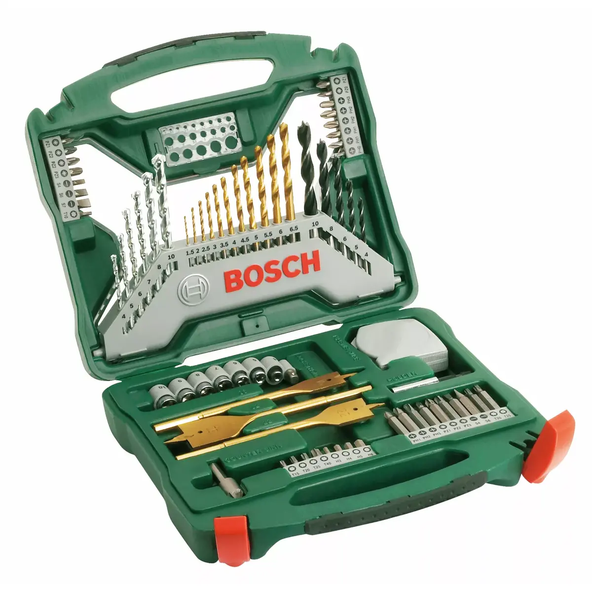 Bosch 70-daļīgs X-Line Titanium urbju un uzgaļu komplekts Photo 4