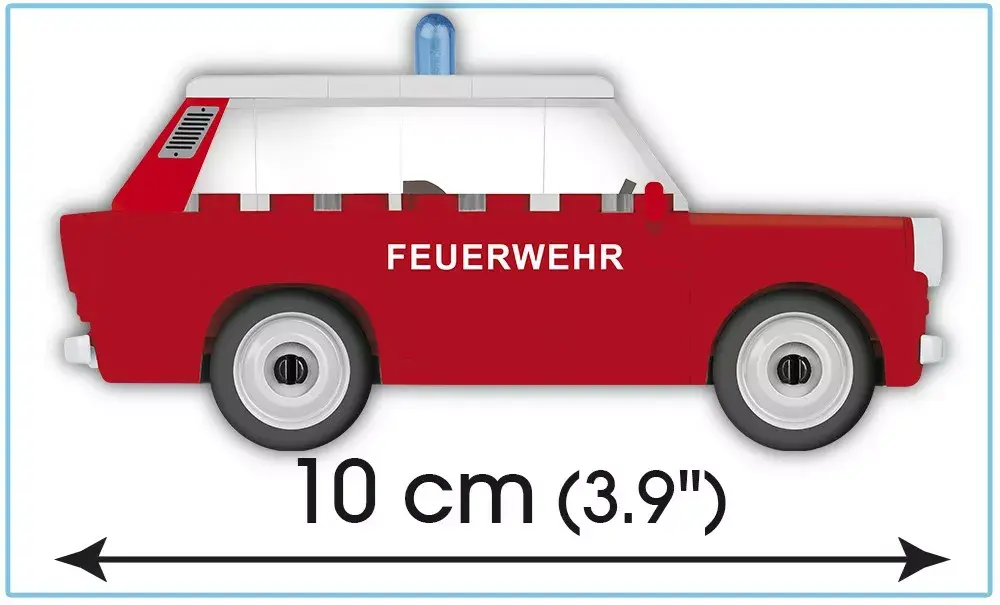 Cobi construction toy Trabant 601 Universal Fire Brigade 24555 Photo 4
