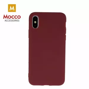 Силиконовый чехол Mocco для iPhone 11 Pro Max — soft matte, тёмно-красный