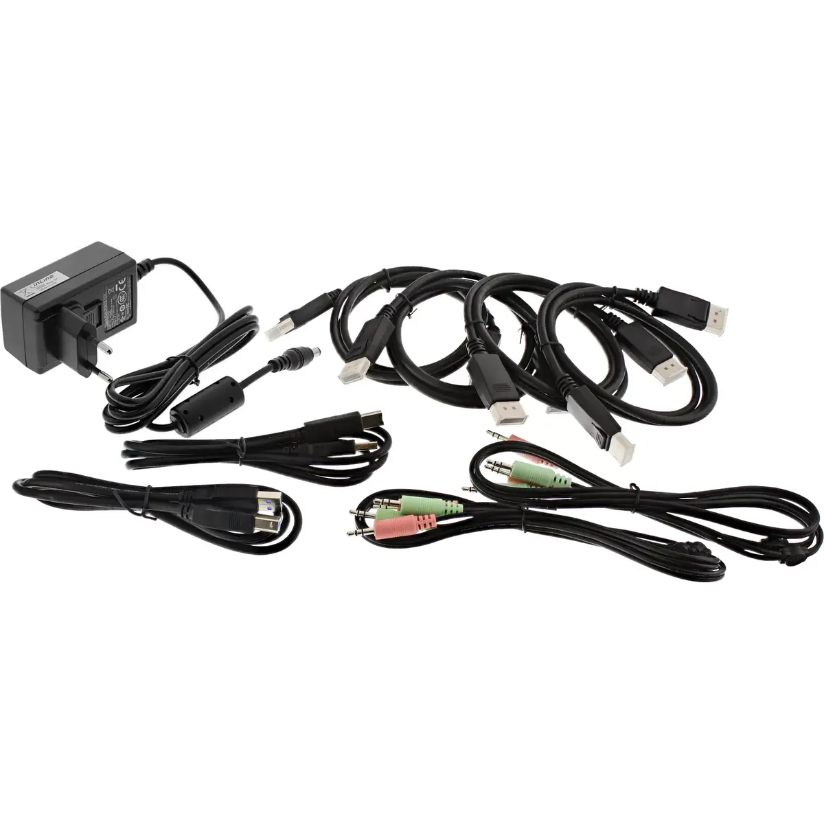 KVM Desktop Switch InLine 2-port Dual Monitor DP 1.2 4K Photo 3