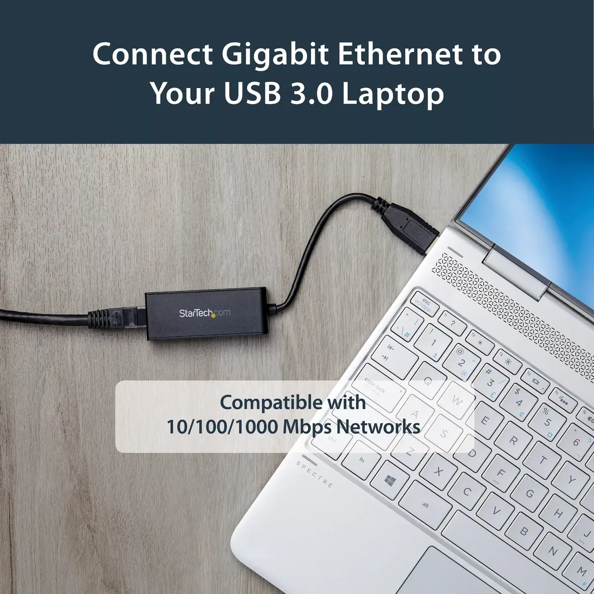USB 3.0 uz Gigabit Ethernet adapteris StarTech USB31000S Photo 10