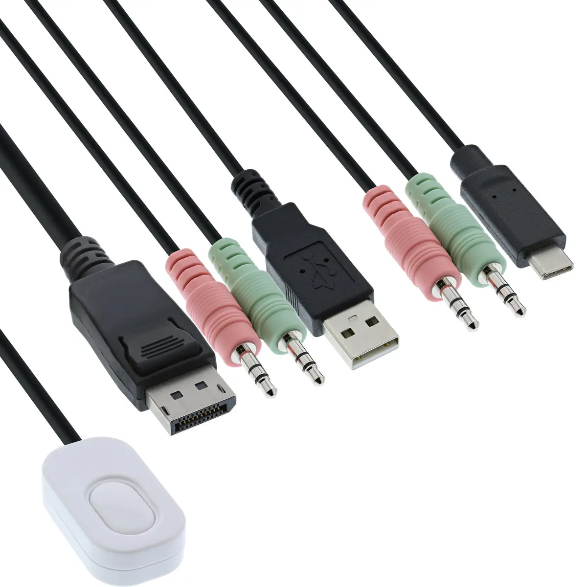 InLine 2-Port USB-C & DisplayPort 4K KVM Switch Photo 2