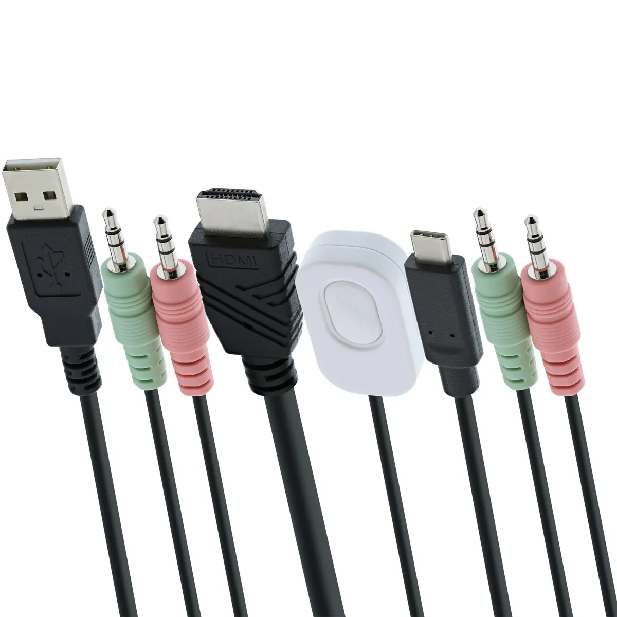 InLine 62614I 2-портовый USB-C и HDMI 4K KVM-переключатель Photo 2