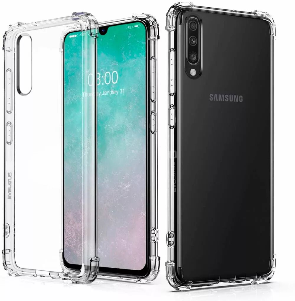 Aizmugures vāciņš Evelatus TPU priekš Samsung