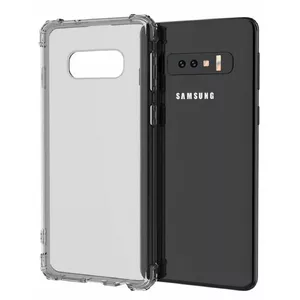 Vāciņš Evelatus Samsung S10e — triecienizturīgs silikona TPU, melns