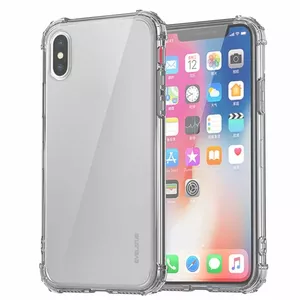 Silikona triecienizturīgs vāciņš Evelatus priekš Xiaomi Redmi Note 8 — militārais TPU, melns