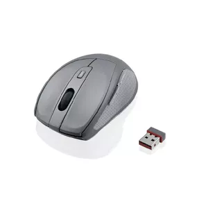 Беспроводная оптическая мышь IBOX Swift для правшей RF 2.4 ГГц, 1600 DPI, 5 кнопок, серый