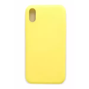 Чехол Evelatus для Apple iPhone X / Xs — мягкий силиконовый TPU желтый