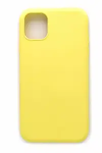 Силиконовый чехол Evelatus для iPhone 11 Pro — soft-touch TPU, желтый