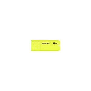 USB zibatmiņa GOODRAM UME2 32 GB USB Type-A 2.0, lasīšana 20 MB/s, ieraksts 5 MB/s, dzeltena