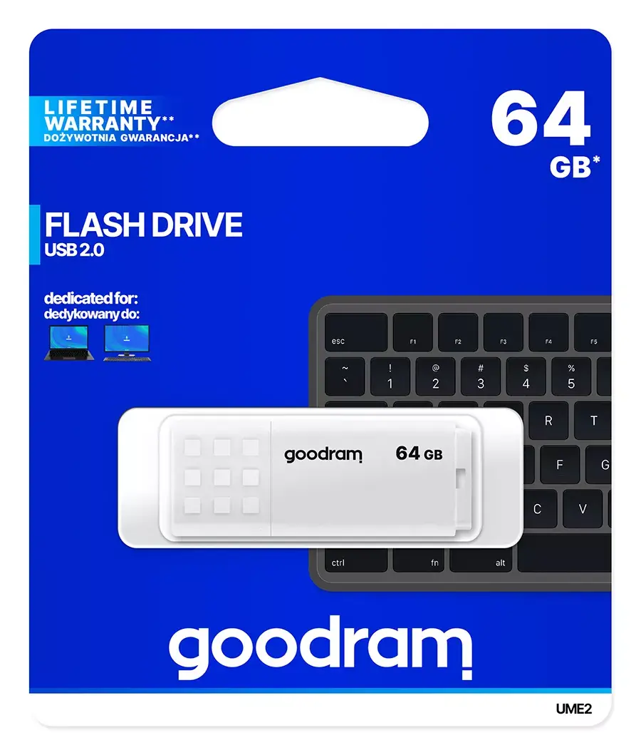 GOODRAM UME2 64 ГБ USB 2.0 Type-A накопитель Photo 3