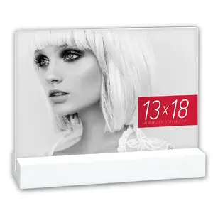 Single picture frame ZEP AQ657W Acrylic Table 153x182 mm