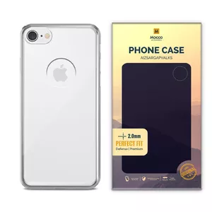 Silicone case Mocco Original for Apple iPhone 7 / iPhone 8 — transparent, soft protective cover
