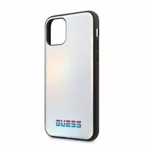 Phone hard case GUESS Hard Case GUHCN58BLD for iPhone 11 Pro, silver iridescent finish
