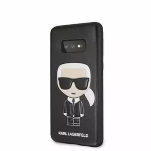 Phone case Karl Lagerfeld for Samsung Galaxy S10e — full-body TPU+PC protection, black