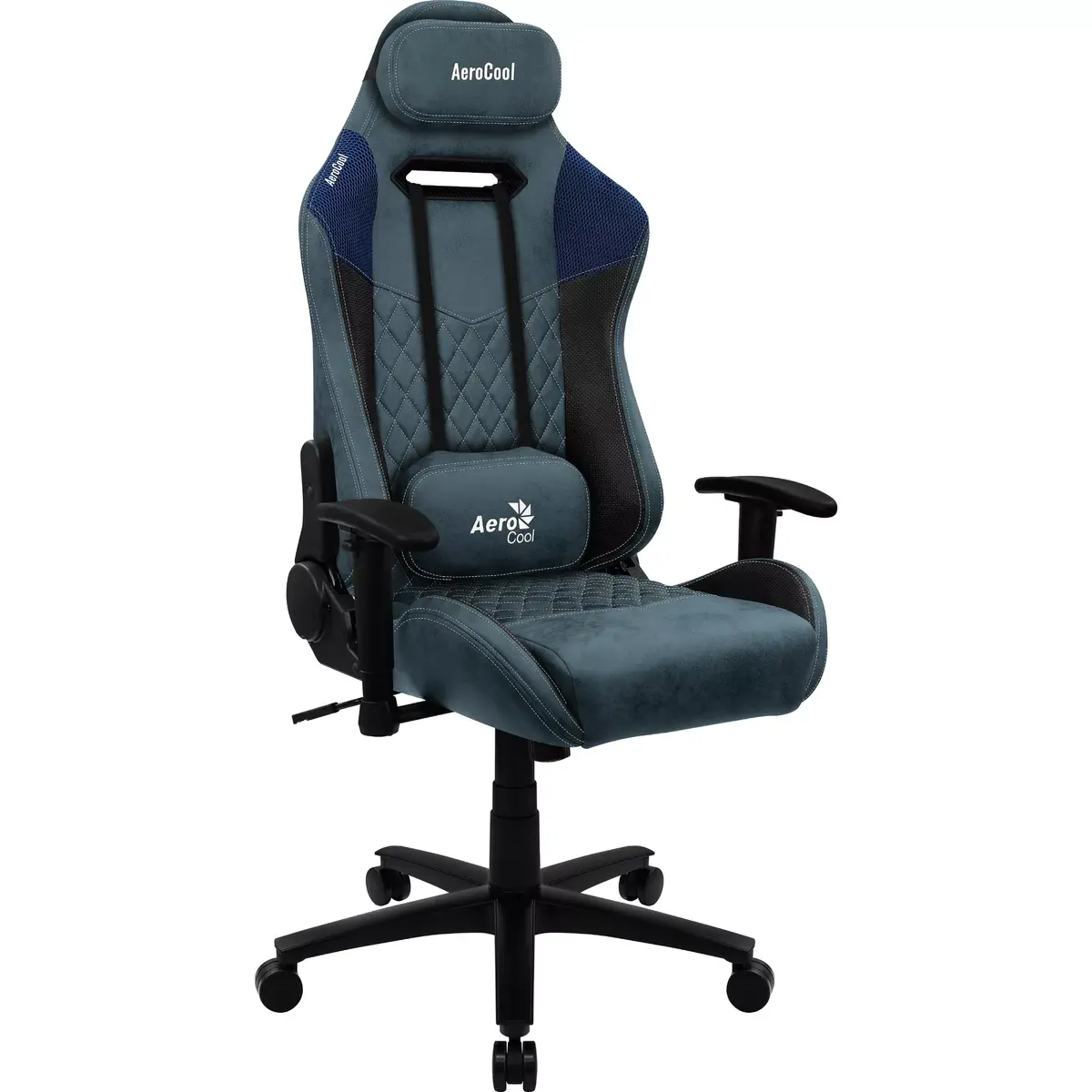 AEROCOOL DUKE AeroSuede кресло черно-синее Photo 2