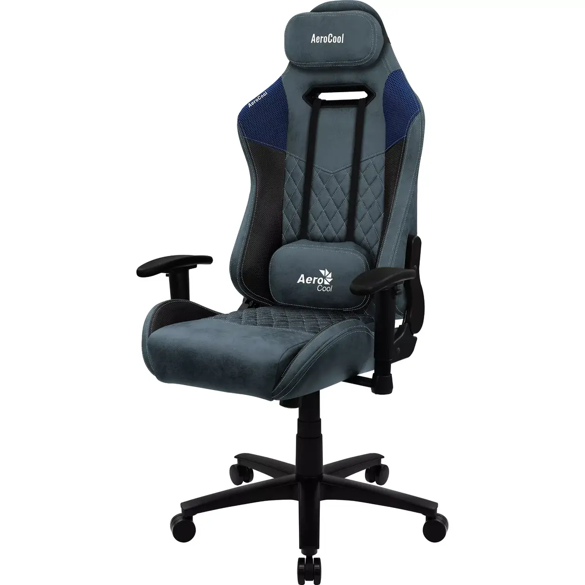 AEROCOOL DUKE AeroSuede кресло черно-синее Photo 3
