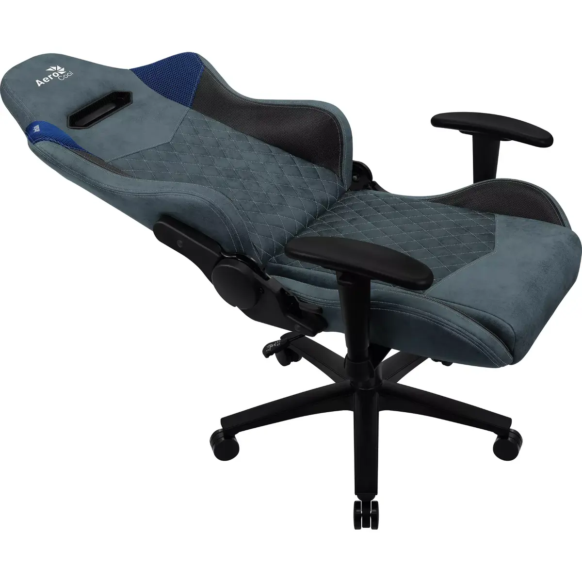 AEROCOOL DUKE AeroSuede кресло черно-синее Photo 6
