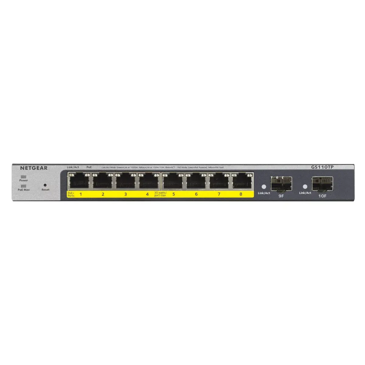 NETGEAR GS110TP 10/100/1000 Gigabit Ethernet Power over Ethernet Photo 2