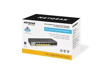 NETGEAR GS110TP 10/100/1000 Gigabit Ethernet Power over Ethernet Photo 4