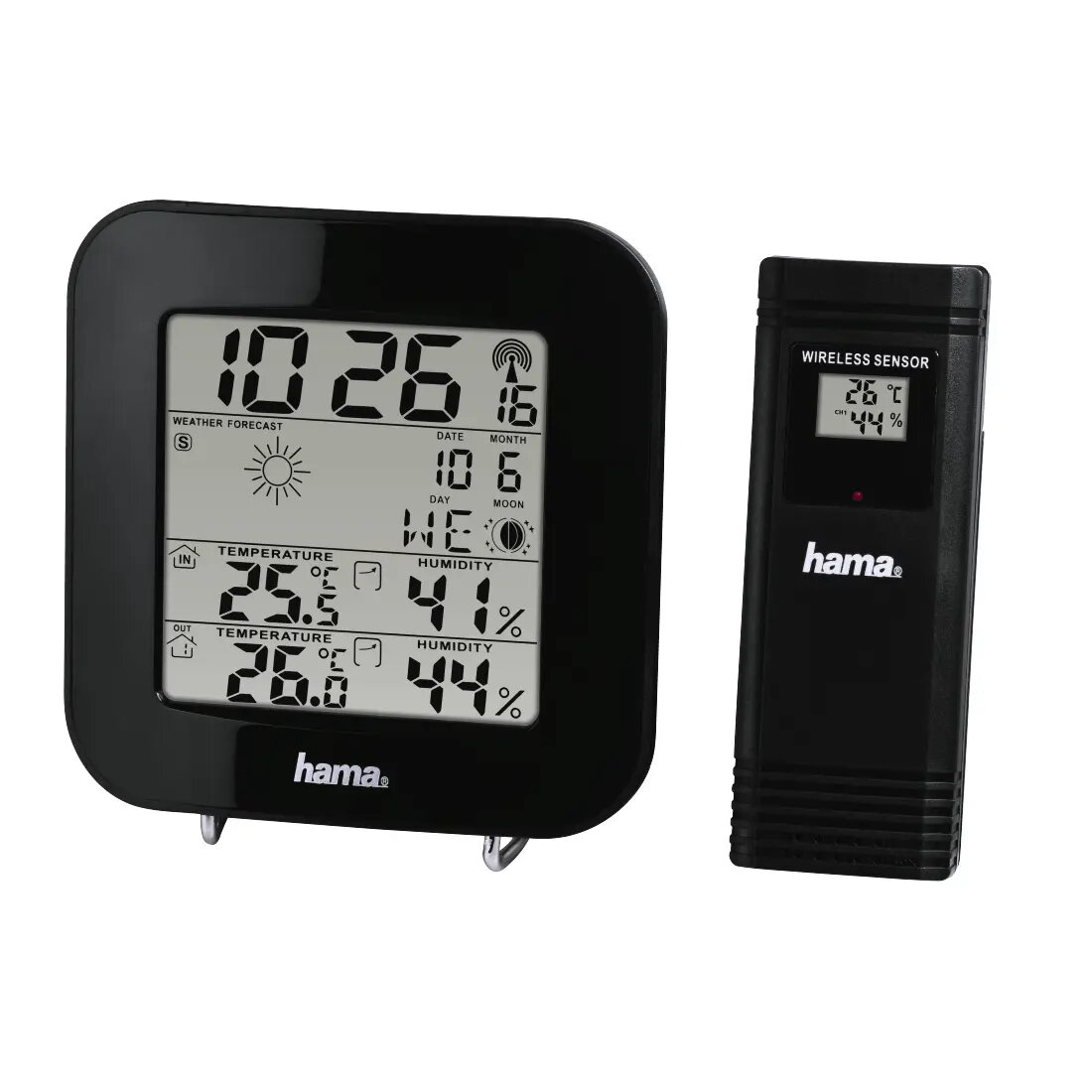 Hama EWS-200 Laikapstākļu stacija melna darbināma