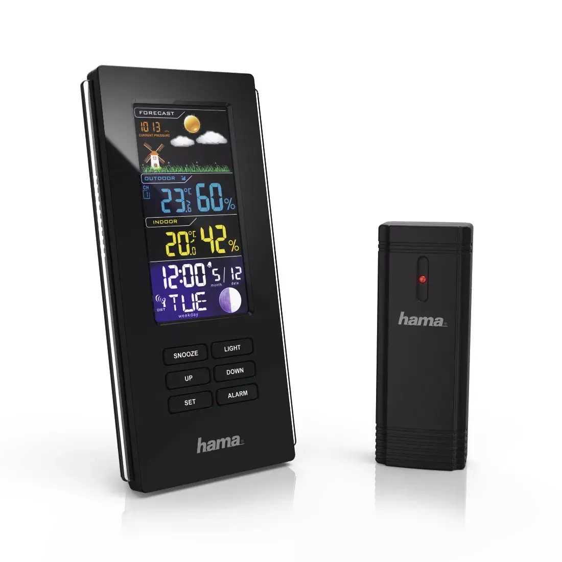 Weather Station Hama Color Edge Black Photo 2