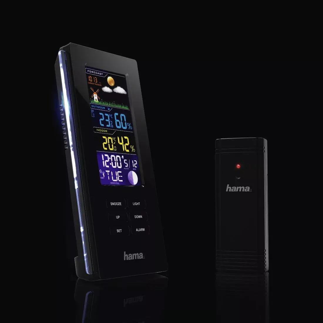 Weather Station Hama Color Edge Black Photo 5