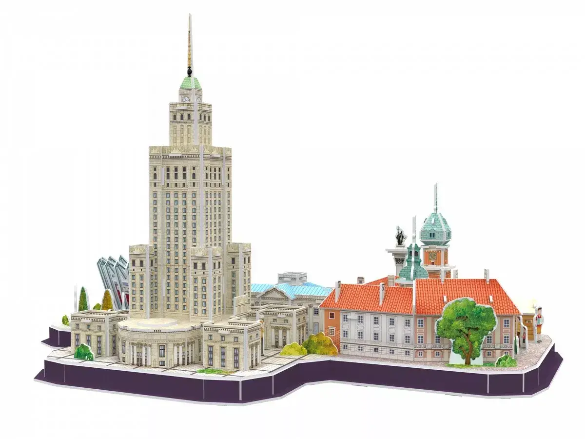 3D-пазл Cubicfun Warsaw Cityline 306-20271 Photo 3