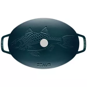 Oval cooking dish, cast iron, 33cm/2.8L, La Mer - Staub