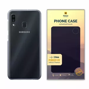 Силиконовый чехол Mocco для Samsung Galaxy A30, прозрачный, толщина 2 мм