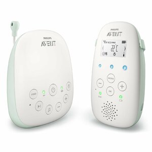 Philips AVENT SCD711/52 video baby monitor 50 m Green, White