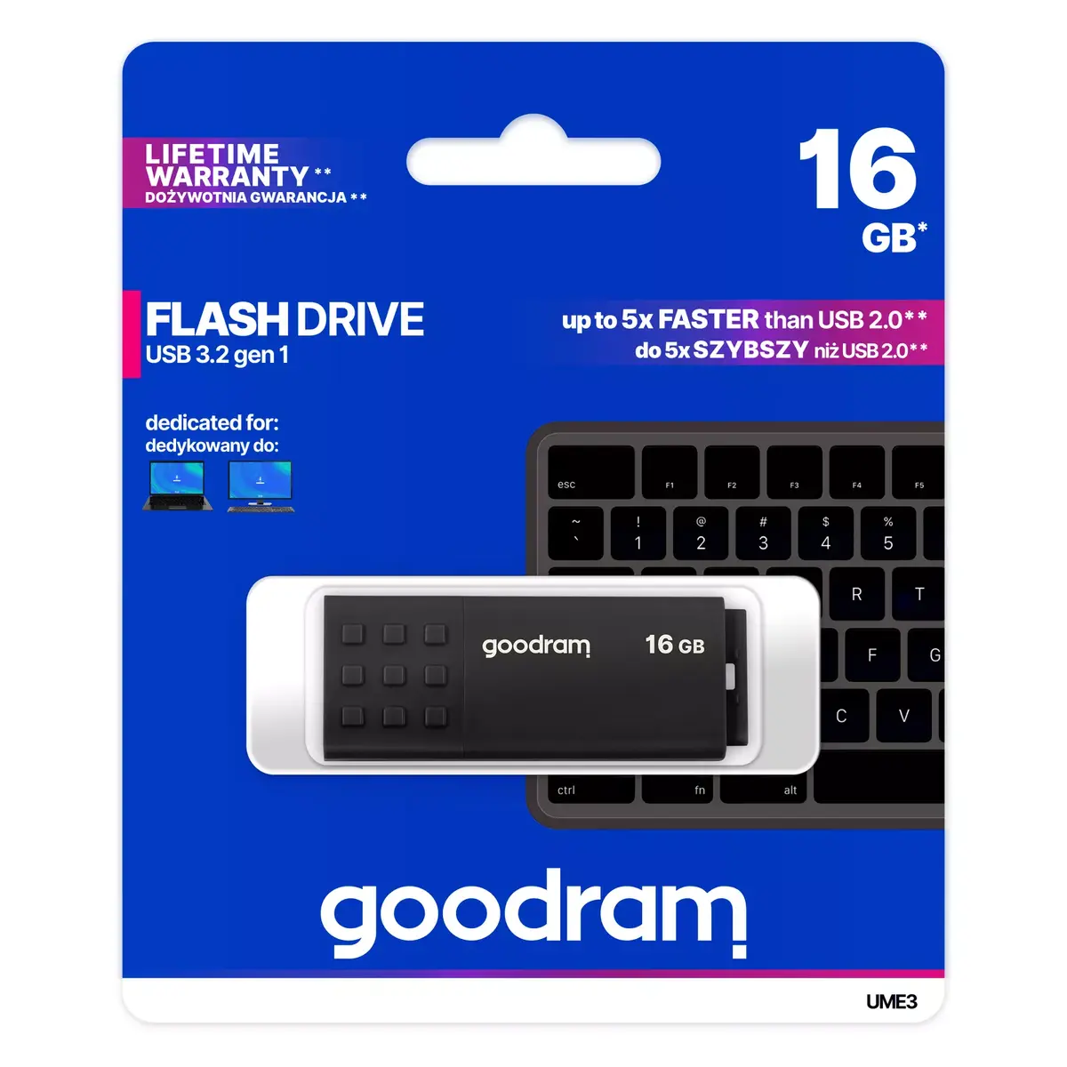 GOODRAM UME3 16 ГБ USB Type-A 3.2 Gen 1 Photo 5