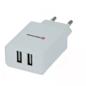 Charger Indoor Swissten Travel Smart 2x USB 2.1A White