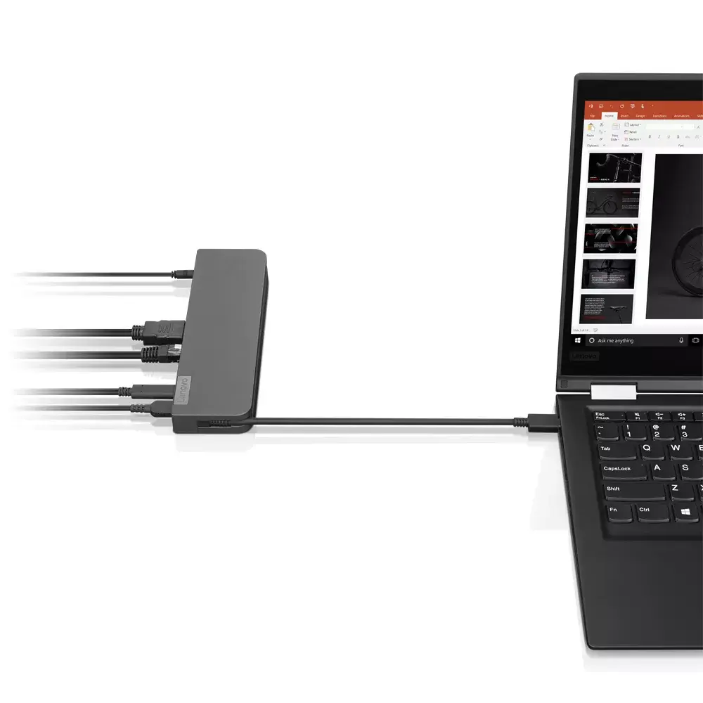 USB-C Мини Док Lenovo 40AU0065EU Photo 4