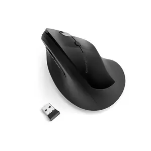 Kensington Pro Fit Ergo Вертикальная беспроводная мышь Черная RF Wireless 1600 DPI 6 кнопок