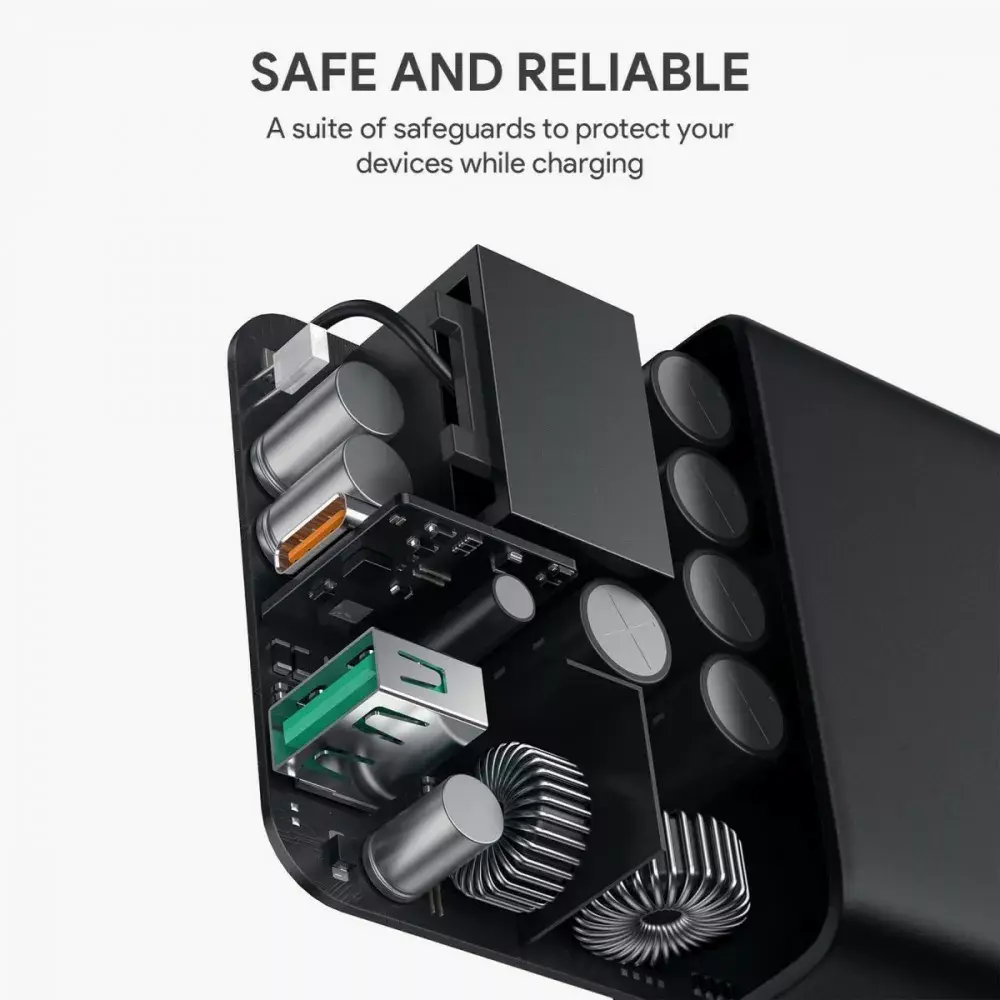 Aukey PA-D3 sienas lādētājs 60W PD 2xUSB Photo 12