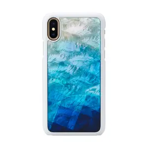 Smartphone case iKins for iPhone XS/S blue lake white