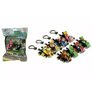 Paladone Mario Kart 8 Mystery Backpack Buddies komplekts – oficiālas plīša atslēgu piekariņu figūriņas