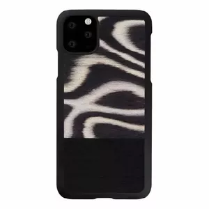 Smartphone case man and wood for iPhone 11 Pro Max — leopard black pattern