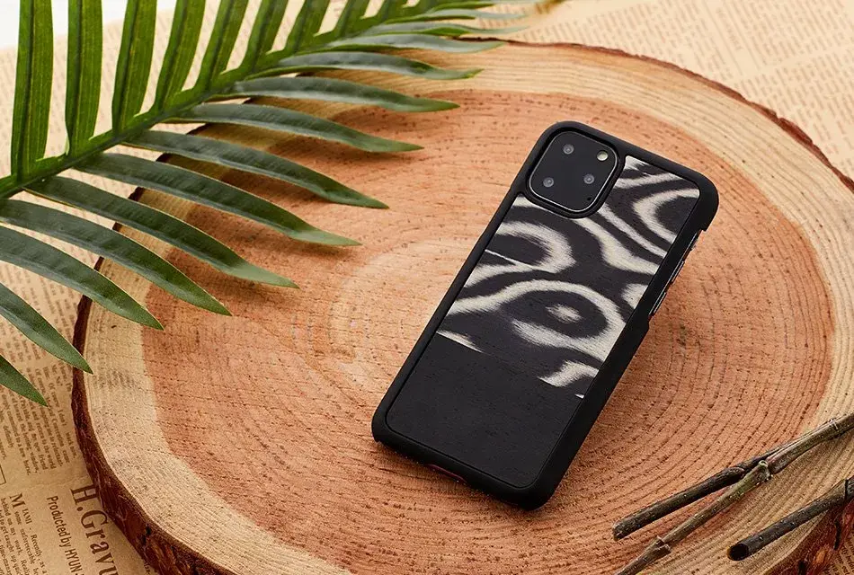 Smartphone case man and wood iPhone 11 Pro Max Photo 3