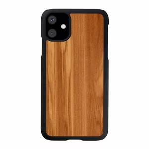 MAN&WOOD Viedtālruņa futrālis iPhone 11 cappuccino black