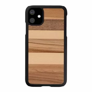 MAN&WOOD Viedtālruņa futrālis iPhone 11 sand black