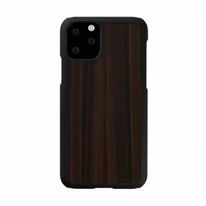 MAN&amp;WOOD Чехол для смартфона iPhone 11 Pro черный эбеновое дерево