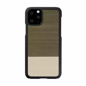 Smartphone case man and wood for iPhone 11 Pro — black, protective cover