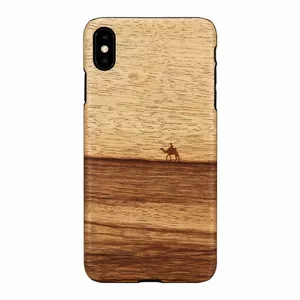 Чехол man and wood для iPhone XS Max — terra black