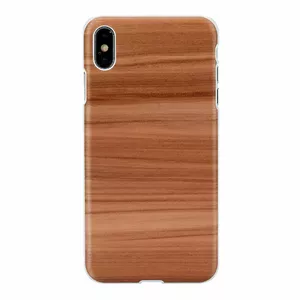 Smartphone case man and wood for iPhone XS Max — Cappuccino White