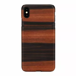 Чехол man and wood для iPhone XS Max — эбеновое чёрное, защитный жесткий задник