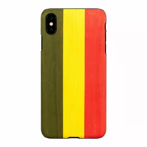 Smartphone case man and wood for iPhone XS Max – model Reggae, black