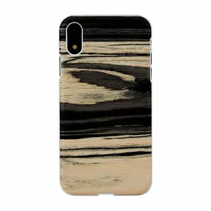 Чехол man and wood для iPhone XR — отделка White Ebony