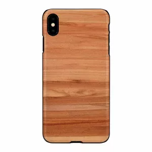 Чехол man and wood для iPhone X/XS — капучино чёрный защитный кейс